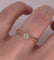 Anillo Oro 14k - Diamante Natural  0.10 CTW