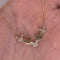 Gargantilla Oro 10k - Mariposas con Zirconias