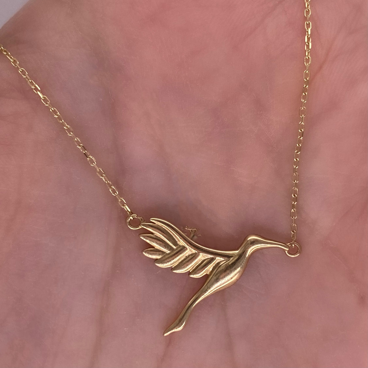 Gargantilla Oro 10k - Colibrí