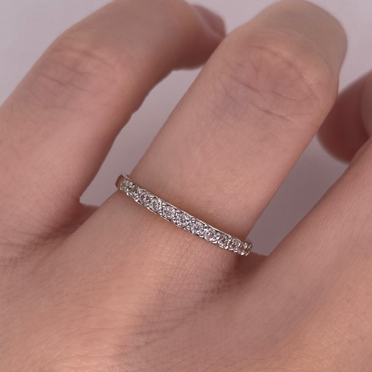 Churumbela Oro 14k - Pavé con Zirconias 2 mm