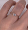 Anillo Oro Rosa 10k, Zirconia Central de 3.5 mm