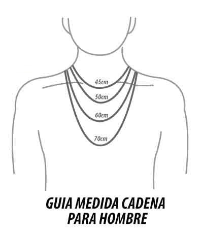 Cadena Oro 10k Cartier Diamantada 65 cm, Ancho 7 mm - Infiniti Joyas