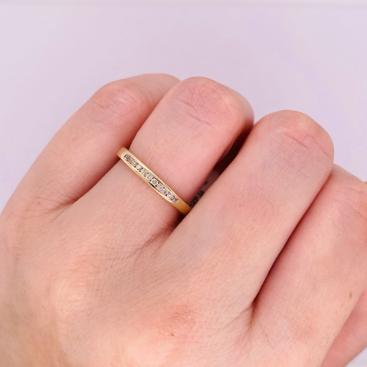 Churumbela Oro 14k - Diamante Natural 0.10 CTW
