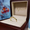 Anillo Oro Amarillo Solitario 10k, Zirconia 2.2 mm - Infiniti Joyas