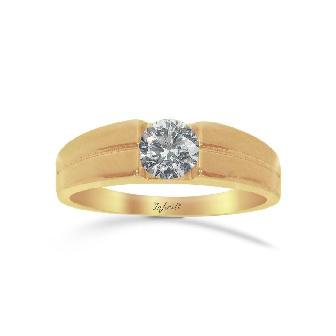 Anillo solitario con discount zirconia