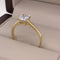 Anillo Oro 10k, Zirconia Princess de 5 mm - Infiniti Joyas