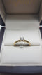 Anillo Solitario Oro 14k, Diamante de 21 Puntos - Infiniti Joyas