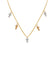Gargantilla Oro 10k, con Dijes de Cruces de 8 mm, 45 cm Largo - Infiniti Joyas