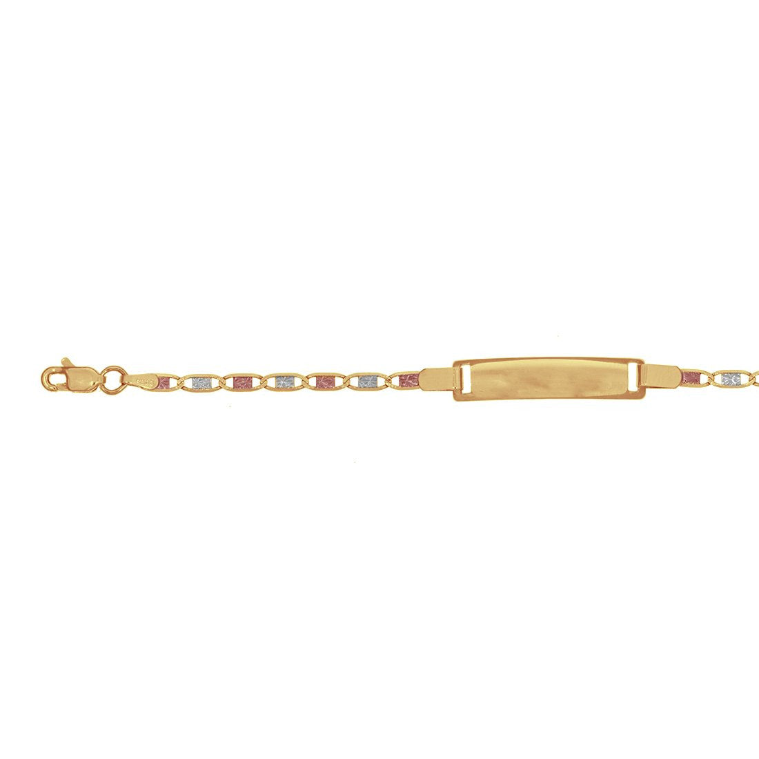 Esclava Gucci Diamantantada, 12.5 cm Largo, Ancho 4 mm, Oro Florentino 10k - Infiniti Joyas