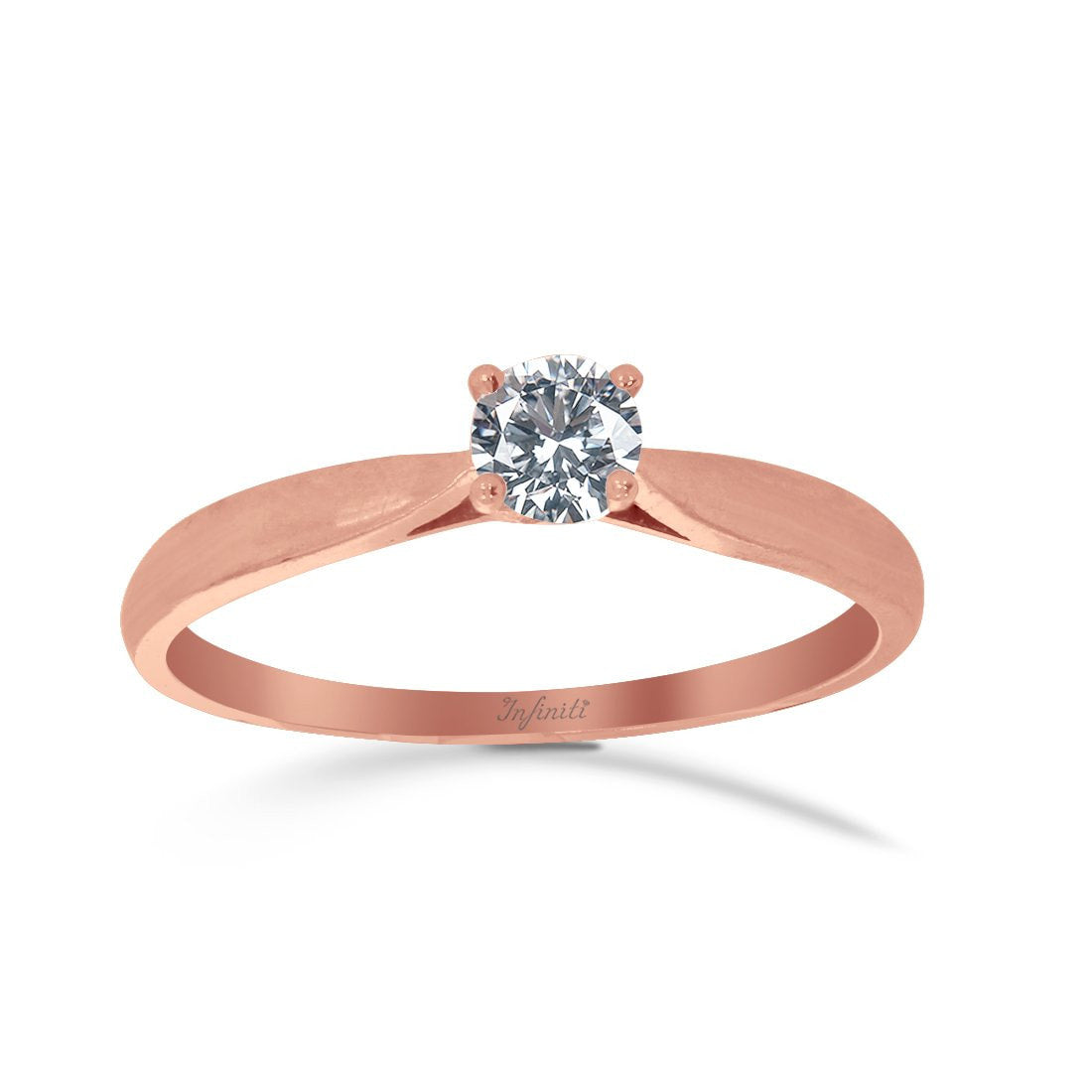 Laria - Anillo de Compromiso Diamante 30 Puntos Oro 14k - Infiniti Joyas