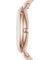 Jacqueline Fecha Blush Reloj de cuero - Infiniti Joyas